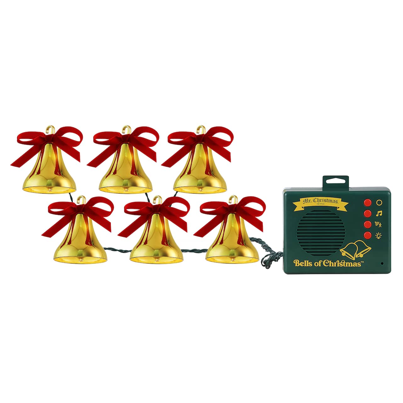 Mr. Christmas Gold & Red Christmas Musical Bells